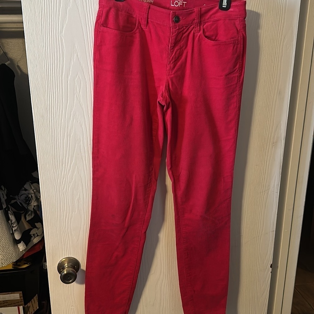 Ann Taylor Loft super skinny lightweight cord pants. Size 2 EUC